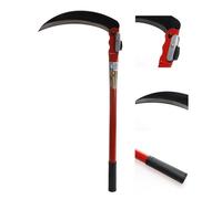 A2ZWORLD - Falce Pieghevole 49cm , Lama 23cm, Alto Giardinaggio Multiuso, Falce da Erba per Diserbo, Falce di Sicurezza Portatile per Escursionismo di Emergenza Attrezzi