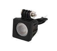 A2ZWORLD Faro da Lavoro Led Fuoristrada, Led Work Light, 12V 24V IP67 6000K, Faro Supplementare Trattatore SUV Camion Carrelli Elevatori Barche (Quadrato 52X52mm 1X10W 1000M)