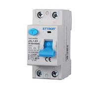 A2ZWORLD Interruttore Differenziale Puro Tipo A 300mA, RCCB Classe A 300mA 2P 25A, 1P+N 2 Poli 6kA 220V, Occupa 2 Moduli Barra DIN