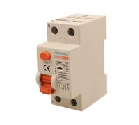A2ZWORLD Interruttore Differenziale Puro Tipo A 30mA, RCCB Classe A 30mA 2P 63A, 1P+N 2 Poli 6kA 220V, Occupa 2 Moduli DIN
