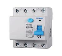 A2ZWORLD Interruttore Differenziale Puro Tipo A Trifase 300mA, RCCB Classe A 300mA 4P 25A, 3P+N 4 Poli 6kA AC 400V, Occupa 4 Moduli DIN