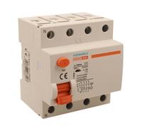 A2ZWORLD Interruttore Differenziale Puro Tipo A Trifase 300mA, RCCB 300mA 4P 63A, 3P+N 4 Poli 6kA AC 400V, Occupa 4 Moduli DIN