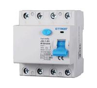 A2ZWORLD Interruttore Differenziale Puro Tipo A Trifase, RCCB 30mA 4P 25A, 3P+N 4 Poli 6kA AC 400V, Occupa 4 Moduli DIN