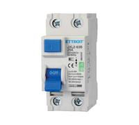 A2ZWORLD Interruttore Differenziale Tipo B 30mA, RCCB Classe B 30mA 2P 25A, 1P+N 2 Poli 10kA 230V, Occupa 2 Moduli Barra DIN