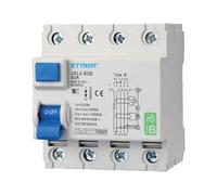 A2ZWORLD Interruttore Differenziale Tipo B Trifase, RCCB Classe B 30mA 4P 40A, 3P+N 4 Poli 10kA AC 400V, Occupa 4 Moduli Barra DIN