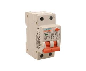 A2ZWORLD Interruttore Magnetotermico Differenziale Tipo A 300mA, RCBO 2P C10 10A, Curva C 1P+N 6000A, Occupa 2 Moduli DIN, AC 230V IP20 IEC61009-1