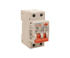 A2ZWORLD Interruttore Magnetotermico Differenziale Tipo A 300mA, RCBO 2P C25 25A, Curva C 1P+N 6000A, Occupa 2 Moduli DIN, AC 230V IP20 IEC61009-1