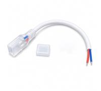 A2ZWORLD Kit Accessori per Striscia LED 220V, Cavo Alimentazione, Tappo Chiusura e Terminale con Foro, IP65, Plug & Play