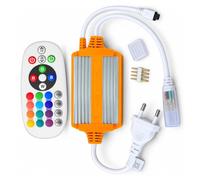 A2ZWORLD Kit Controller RGB 220V Con Telecomando Per SL065044 | Cavo Alimentazione Con Spina EU, Telecomando Alimentato Con 3xAAA Non Incluse