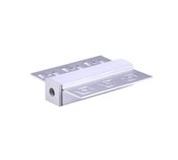 A2ZWORLD Kit Profilo Alluminio Completo Da 2 Metri Per Striscia Led, Incasso