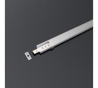 A2ZWORLD Kit Profilo Alluminio Completo Da 2 Metri Per Striscia Led, Super