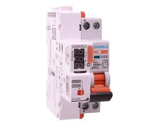 A2ZWORLD MCB Interruttore Magnetotermico Con Riarmo Automatico, Curva C 1P+N 2M