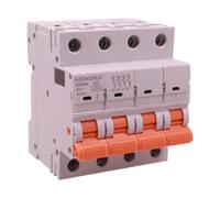 A2ZWORLD MCB Interruttore Magnetotermico Trifase 380V Curva C 4P 4M 10000A AC 40