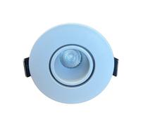 A2ZWORLD Mini Faretto Led Da Incasso Rotondo, Carcassa Bianca, Bianco Neutro 4000K, 5W 220V, Ø60*53mm, Foro 45mm, Angolo 24° IP21