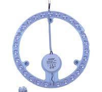 A2ZWORLD Modulo Led Per Plafoniera, 24W 2400LM D222mm, Led Plate Ad Anello, Trasformate La Plafoniera con Neon Circolare ad Luce Led, 220V IP20