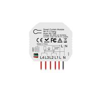 A2ZWORLD Modulo Tapparelle WIFI 2.4G + BLE, 2 Canali, Bluetooth BLE Mesh, TUYA,