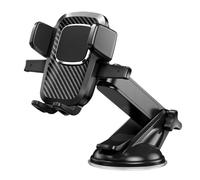 A2ZWORLD Porta Cellulare per Auto Regolabile e Estendibile, Supporto Smartphone con Ventosa Potente per Cruscotto e Parabrezza, Adatto per Telefoni da 4-7"