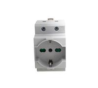 A2ZWORLD Presa Modulare Universale P40 Schuko + Bipasso Italiano 2M 10/16A AC 25