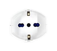 A2ZWORLD Prolunga Elettrica 5 Metri Con Interruttore, Spina Italiana Piccola 10A, Presa Multistandard Bipasso Schuko 10/16A, Max 2300W 250V, Colore Bianco