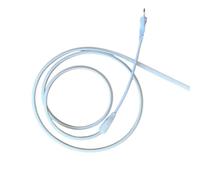 A2ZWORLD Striscia LED 220V 1 Metro, Bianco Freddo 6500K, IP65 10W/m 260LED/m 888lm/m, Con Spina EU Inclusa, Tagliabile Ogni 5cm, CRI≥85, 10x7mm, Angolo 180°