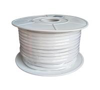 A2ZWORLD Striscia Led 220V AC IP65 Da 50 Metri, Bianco Caldo 3000K, 10W/M 260LED/M 888LM/M, Tagliabile Ogni 5cm, CRI≥85 10X7mm, Angolo 180°, IP65, Tanti Accessori Inclusi