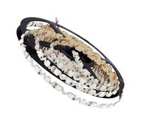 A2ZWORLD Striscia LED 24V Curvabile Pieghevole, Bianco Caldo 3000K, 20W/M 120LM/W, Per Cassone Pubblicitario Senza Ombra, Tagliabile Ogni 5cm, Con Lente 180°, Larghezza 8mm, Lunga da 5 Metri