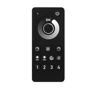 A2ZWORLD Telecomando RF 2.4G DIM, Portata 30 m, Dimming 0-100%, 4 Zone, per Centralina Led Controller Dimmer 1CH, Staffa Porta Telecomando Incluso, Alimentazione Con Batterie AAA(Escluso)