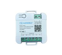A2ZWORLD Trasmettitore RF 433MHz, per LED Dimmer Con Pulsante MMC1418R,