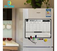 A3 magnetico settimanale e mensile Planner lavagna magnete per frigorifero flessibile quotidiano messaggio disegno frigorifero bacheca bianca A3 Whiteboard