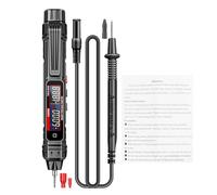 A3005A/B Multimetro professionale intelligente digitale Penna sensore Sequenza di fase Tester Misuratore di tensione CA Non voltmetro Strumento elettrico (Configurazione standard A3005B)