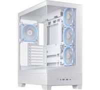 A31 Plus TG ARGB WHITE Midi Tower Bianco, Chassis Tower bianco, Midi Tower, PC, Bianco, ATX, micro ATX, Mini-ITX, Metallo, Gaming