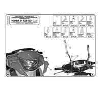 A315A GIVI Kit attacchi parabrezza per Honda Sh 125 150 2004 2008