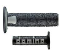 A360 COPPIA MANOPOLE NERO/GRIGIO OFF-ROAD DOMINO UNIVERSALI