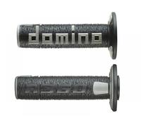 A36041C4052A7-0 COPPIA MANOPOLE DOMINO NERO/GRIGIO OFF ROAD