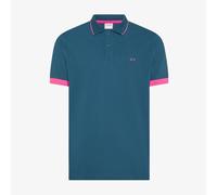 A36120 Polo Sun68 Small Stripe Bottoni Uomo A36120