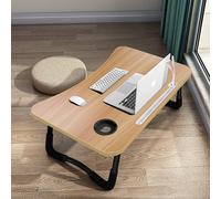 A3A ACADGQ Tavolino da Letto, Tavolo Laptop Pieghevole con 4 Interfaccia USB, Ca