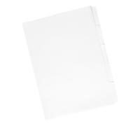 A4 5 Parte File Divisori Bianco Manilla Card Tinta Unita Index 5 Star 100%