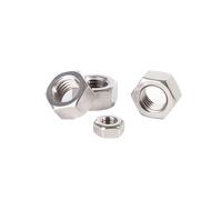 A4-80 Hex Hexagon Nut 316 Stainless Steel Nuts For Bolts Screws Fasteners M3 M4 M5 M6 M8 M10 M12 M14 M16(10pcs M14-2.0)