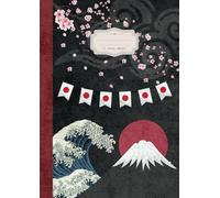 A4 8mm Ruled 96 Pages: Dreaming of Japan Composition Book | Exercise Book | Work Book