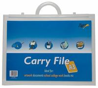 A4 + A3 A2 Forte Trasparente Manico Trasporto File Scatola Cartella Folio