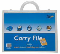 A4 + A3 A2 Forte Trasparente Manico Trasporto File Scatola Cartella Folio