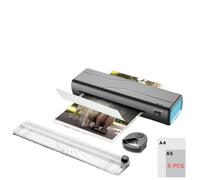 A4 A3 Laminator Machine per uso freddo e caldo con 10 fogli laminatori laminatori termici compatibili con le forniture per uffici della scuola domestica(EU- B-A4 Laminator)