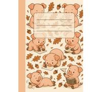 A4 Blank Pages Notebook - Drawing and Writing Sketchbook with 110 Numbered Pages, No Lines | Pig Version: Notebook without lines and with numbered ... and note-taking. Perfect for all ages.