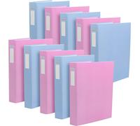 A4 Faldone/A4 Leva Arco/Scatola Schede - 10 Confezione Misto Rosa Blu Pukka Pad