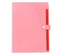 A4 File Folders Paper Organizer Portable Storage with Color Labels and 7 Pockets Perfect for School Home Office Business Organizing Bills Receipts Documents Important Papers and Multifunctional Statio