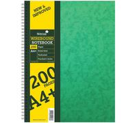 A4 + Filo Doppio Copertina Rigida Notebook, Prodotto Gamma W Per Silvine