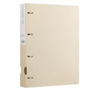 A4 Folder, 4 Hole Project Binder, Document Organizer Book, Smooth Paper Sleeve Inserts, Secure Storage System, Ideal for School Filing, Home Workplace Notepaper Management 12.2x10.16 Inches