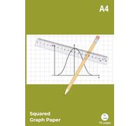 A4 Graph Paper Notebook - 10 mm Grid | Squared Notebook for Maths, Engineering, Geometry & School Graphing: 110 Pages Large Grid Paper for Students, ... Graphing, Engineering Drawing - GREEN