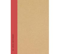 A4 Grid Notebook: Burgundy Spine | 5mm Grid Ruled | School & College Subject Recycled Graph Notepad - 90 Pages Recycled Paper