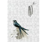 A4 Journal, Notitieboek, Dagboek: The Birds, Swallow, 111 pagina's, gelinieerd